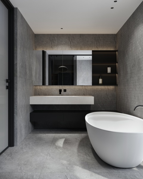 Mosaic Ground Grey 2